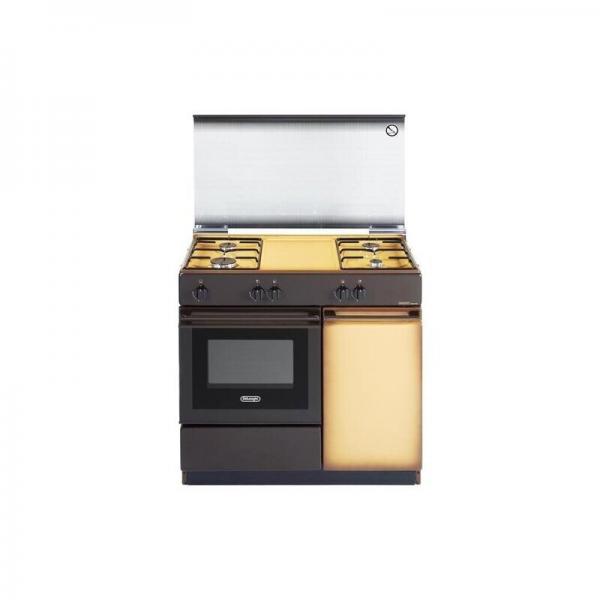 CUCINA 86×50 DE LONGHI – ELBA SGGK854N MARRONE FORNO A GAS+GRILL