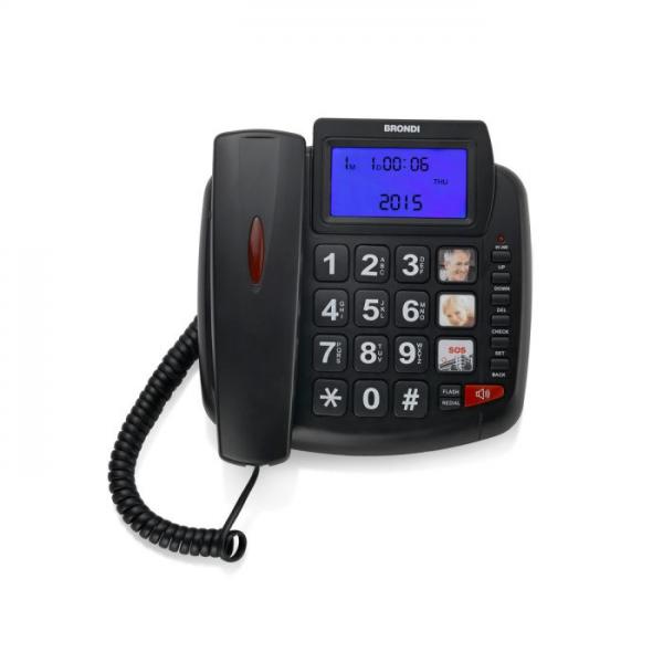 TELEFONO DISLAY LCD GRANDI TASTI 
