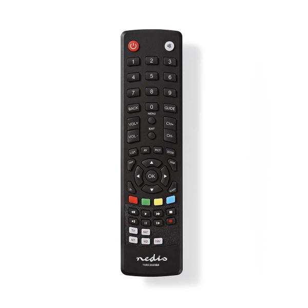 _Telecomando_universale_|_Preprogrammato_|_2_Dispositivi_|_Pulsanti_di_memoria___Tasto_guida_TV_|_Infrarossi_|_Nero_Telecomando_universale_|_Preprogrammato_|_2_Dispositivi_|_Pulsanti_di_memoria___Tasto_guida_TV_|_Infrarossi_|_Nero_Telecomando_universale_P